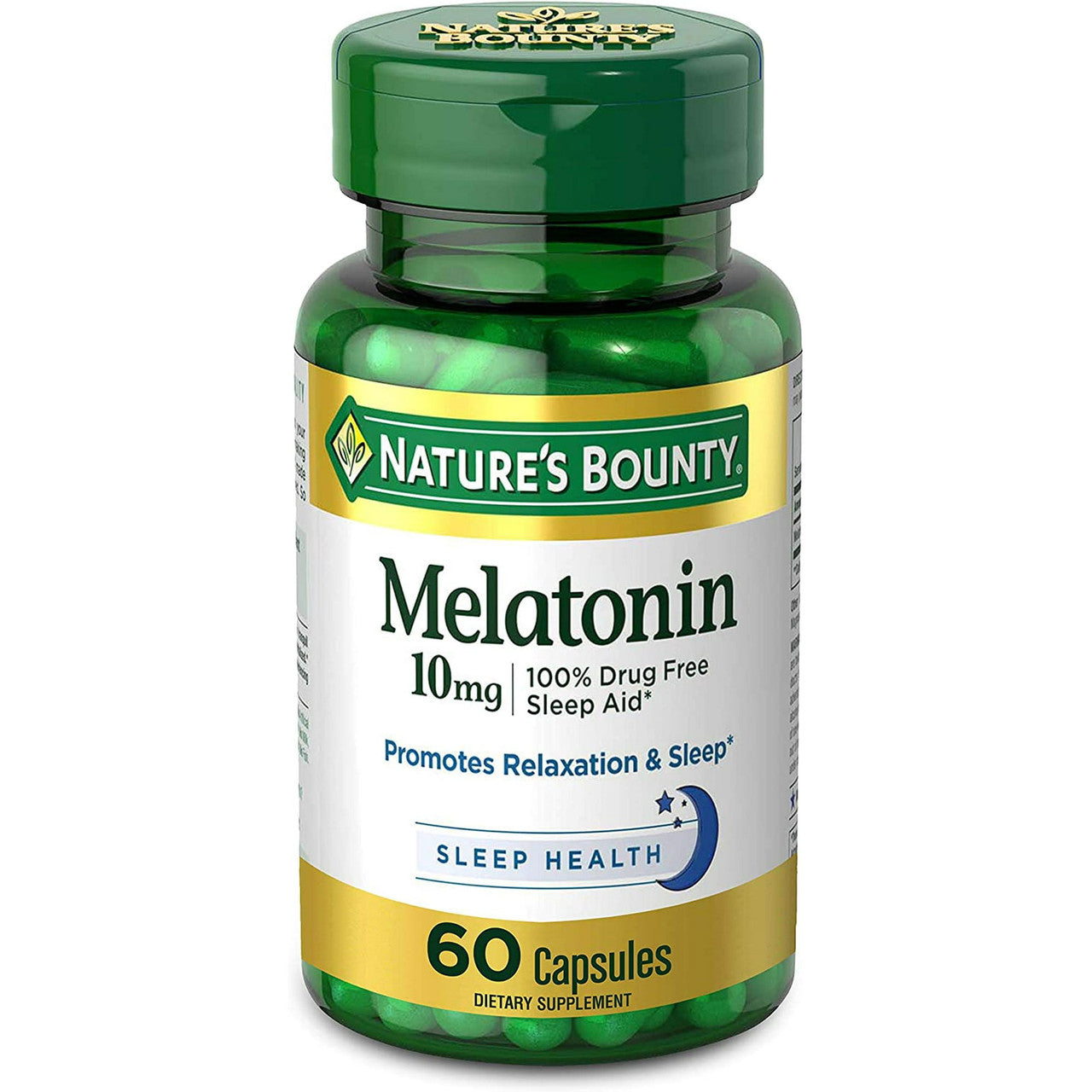 Natures Bounty Maximum Strength Melatonin 10Mg Capsules - 60 Ea